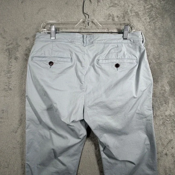 Abercrombie & Fitch Langdon Slim Stretch Chino Pants Light Blue Pastel Men 32x32 - Picture 5 of 11